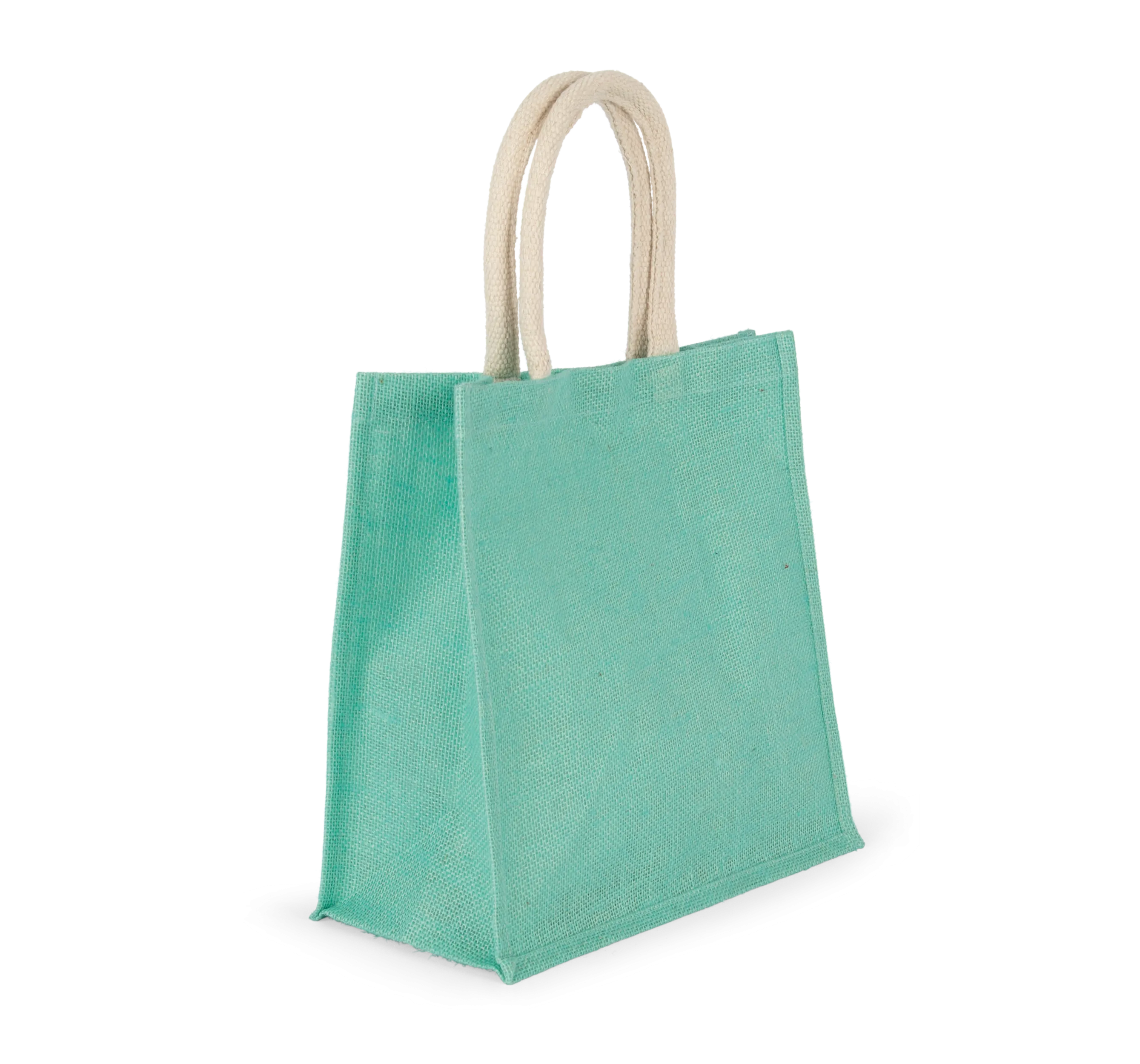 Bolsa estilo tote de tela de yute, modelo grande