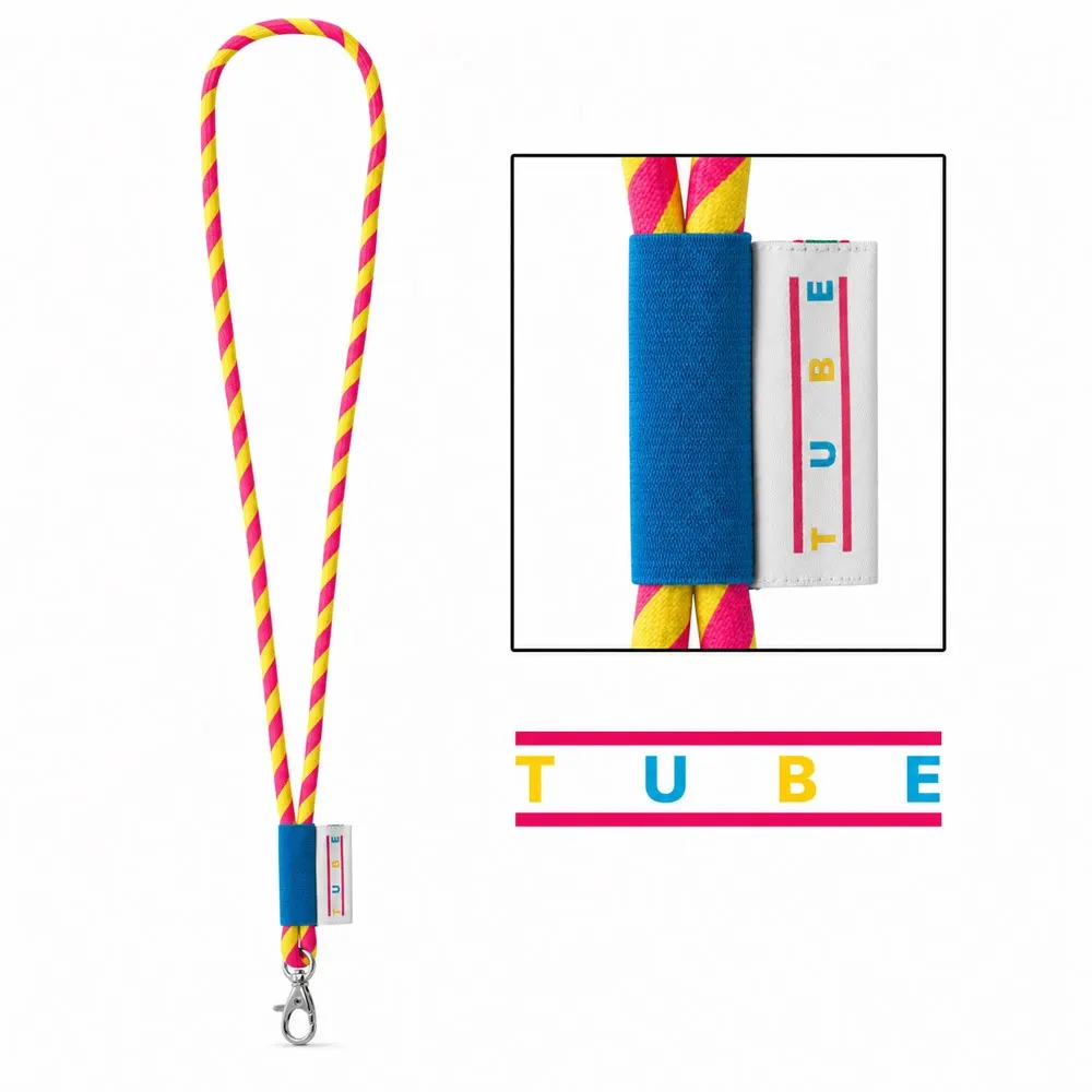 Muestra impresa de Lanyard TUBE Long (Ø 7 mm)