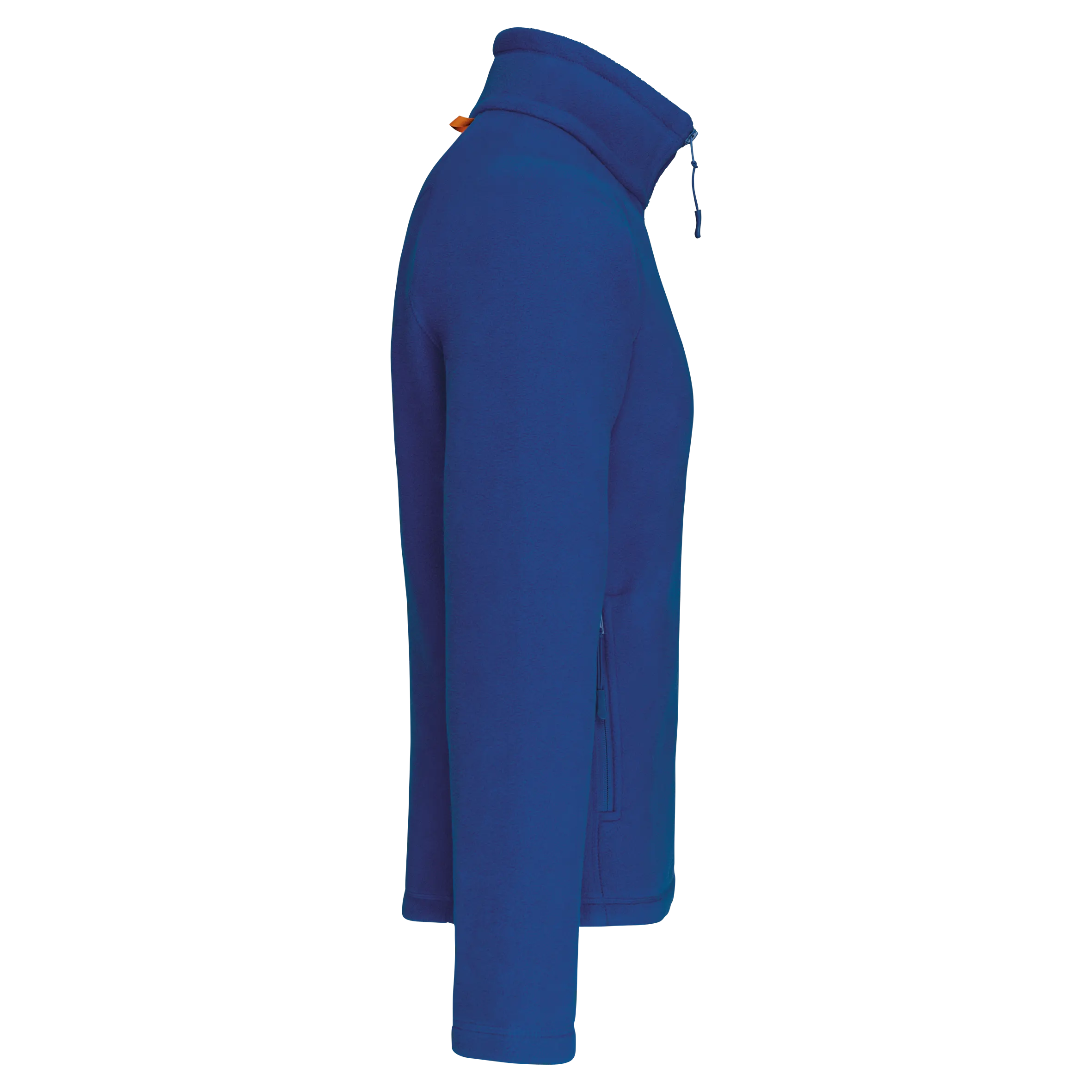 Chaqueta micropolar con cremallera y mangas raglán hombre