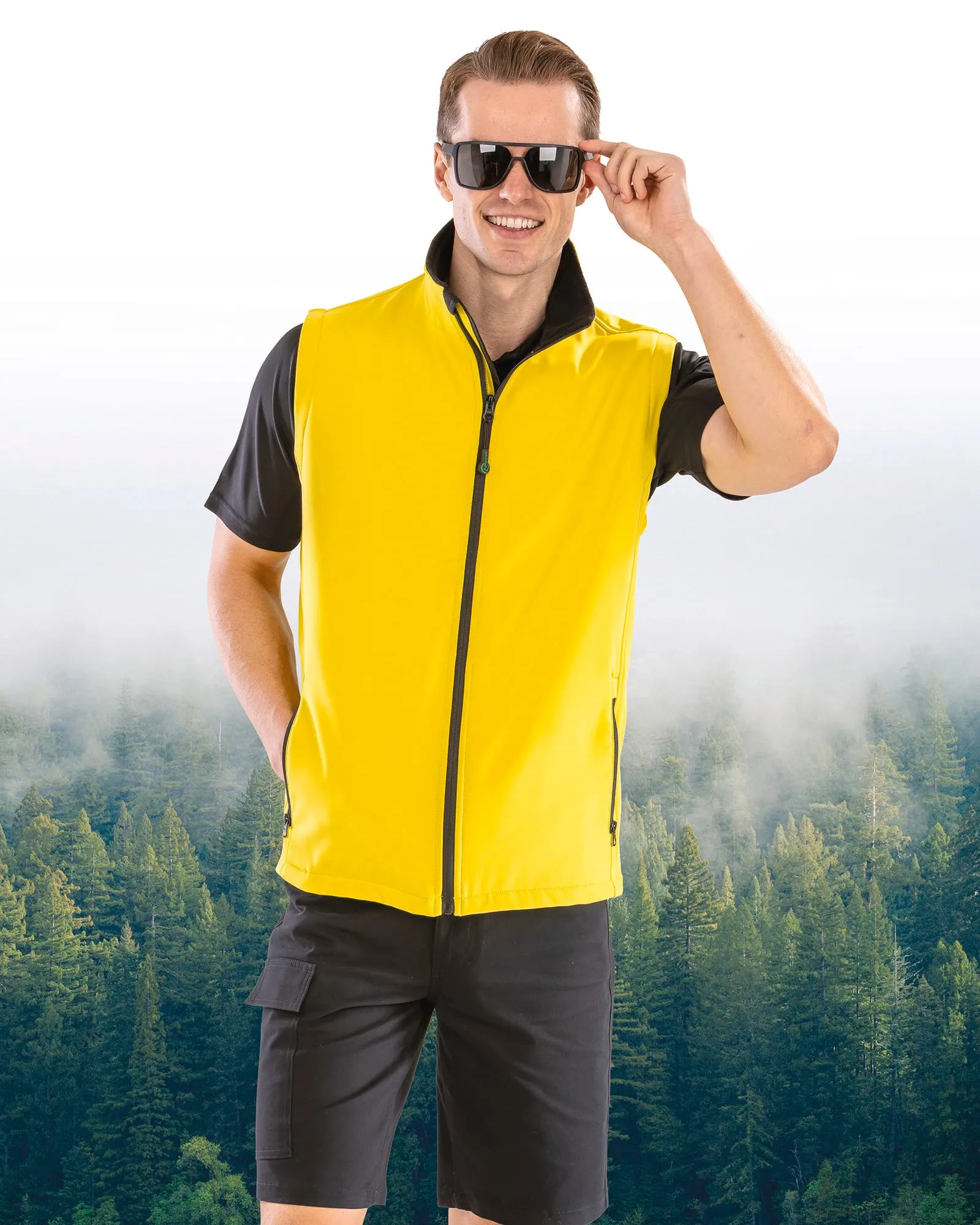 Chaleco Softshell Printable hombre