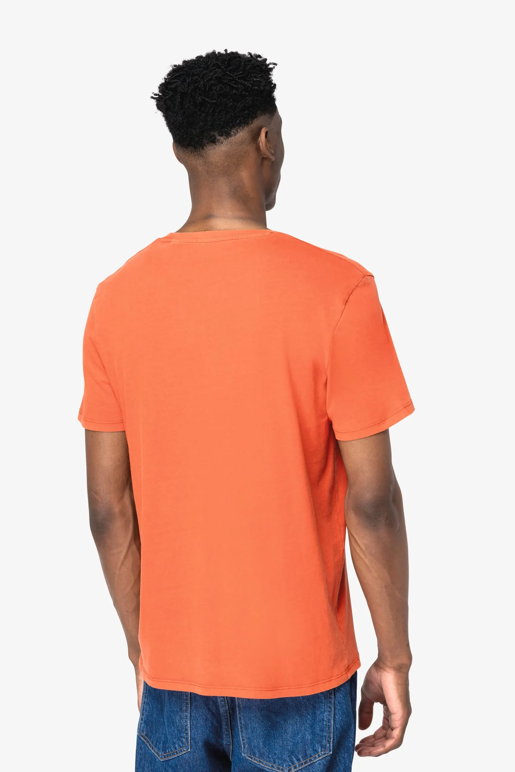 Camiseta ecorresponsable efecto lavado unisex