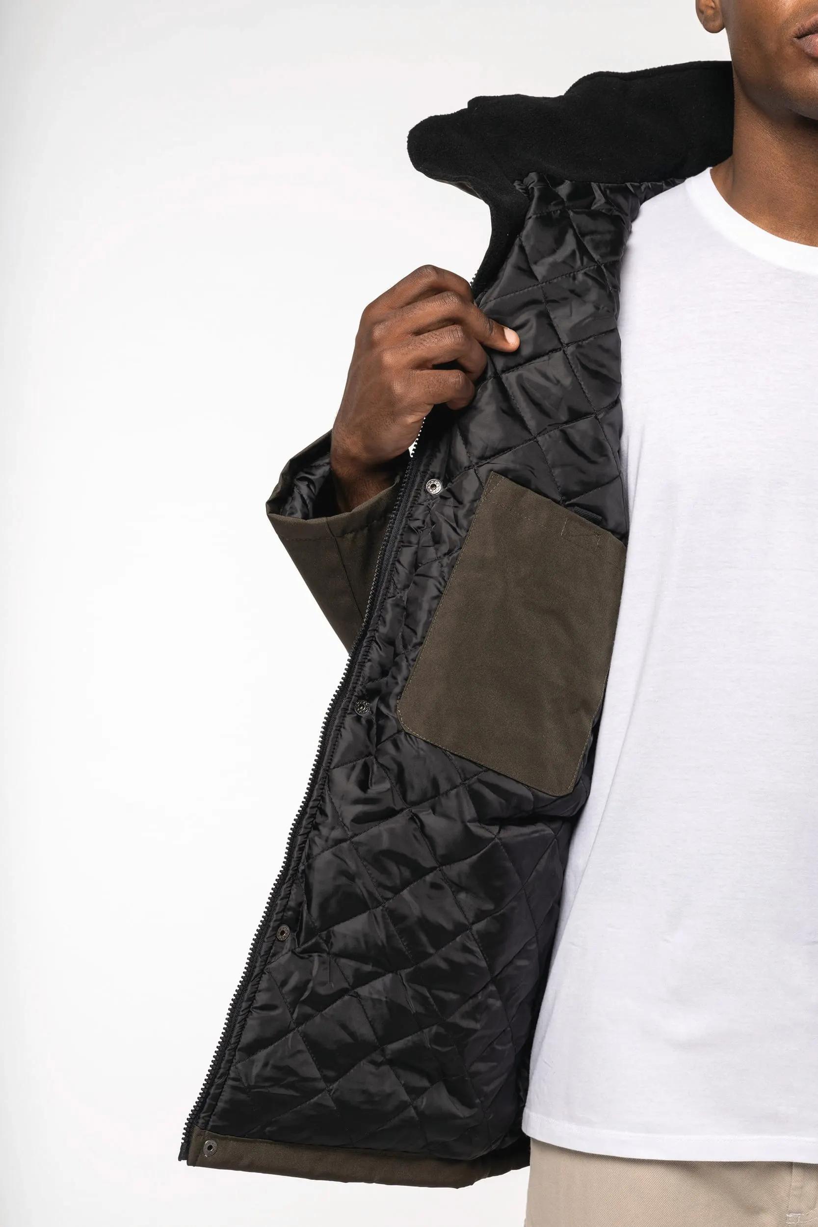 Parka acolchada hombre