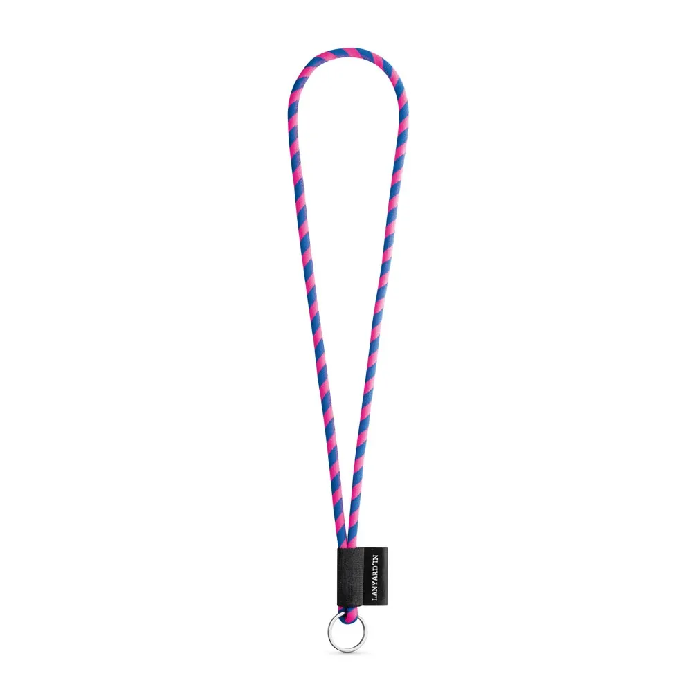 75093. SET Lanyard TUBE Long (Ø 7 mm) con Anilla Ø 32 mm
