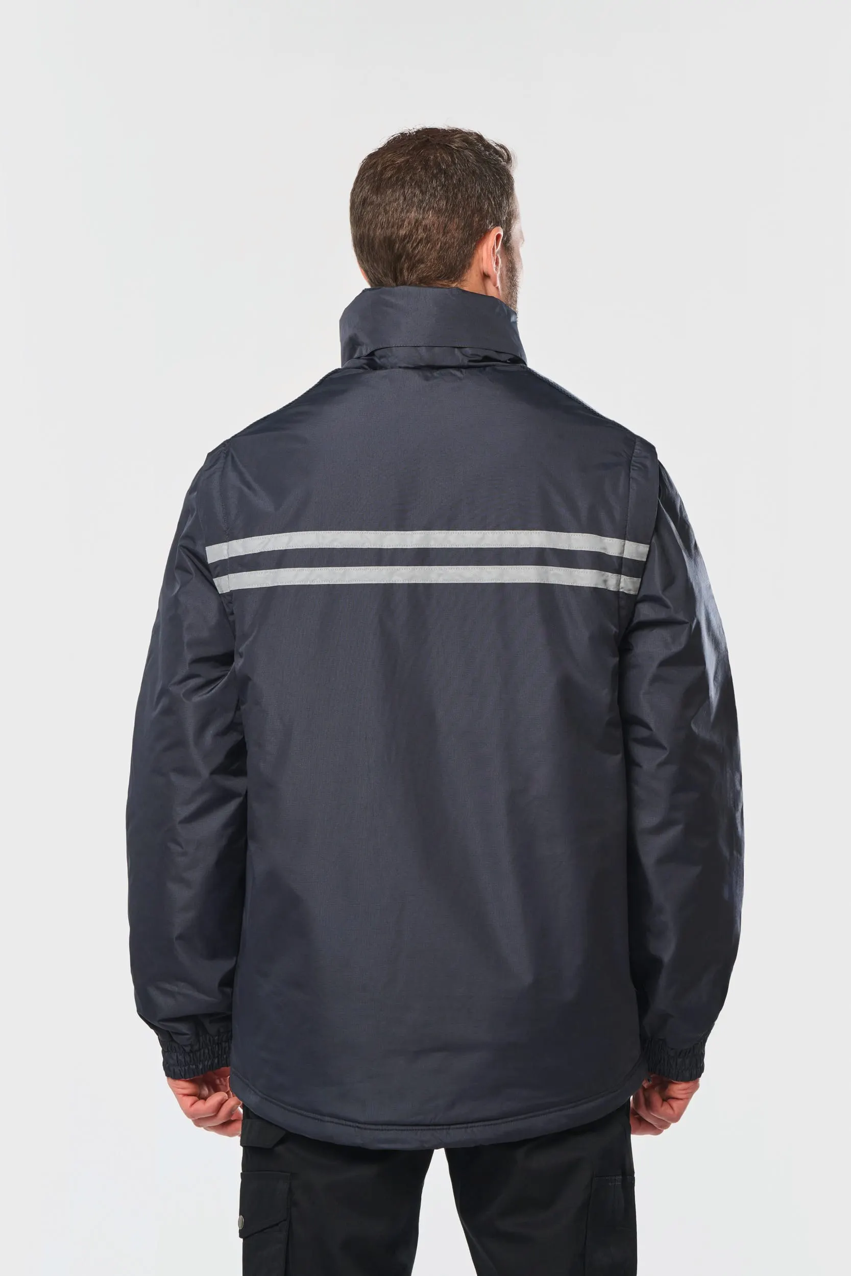 Parka workwear con mangas amovibles hombre