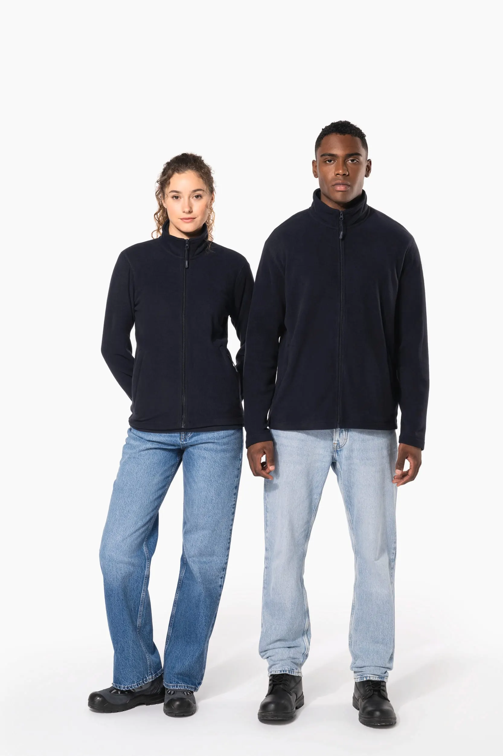 Chaqueta micropolar con cremallera unisex