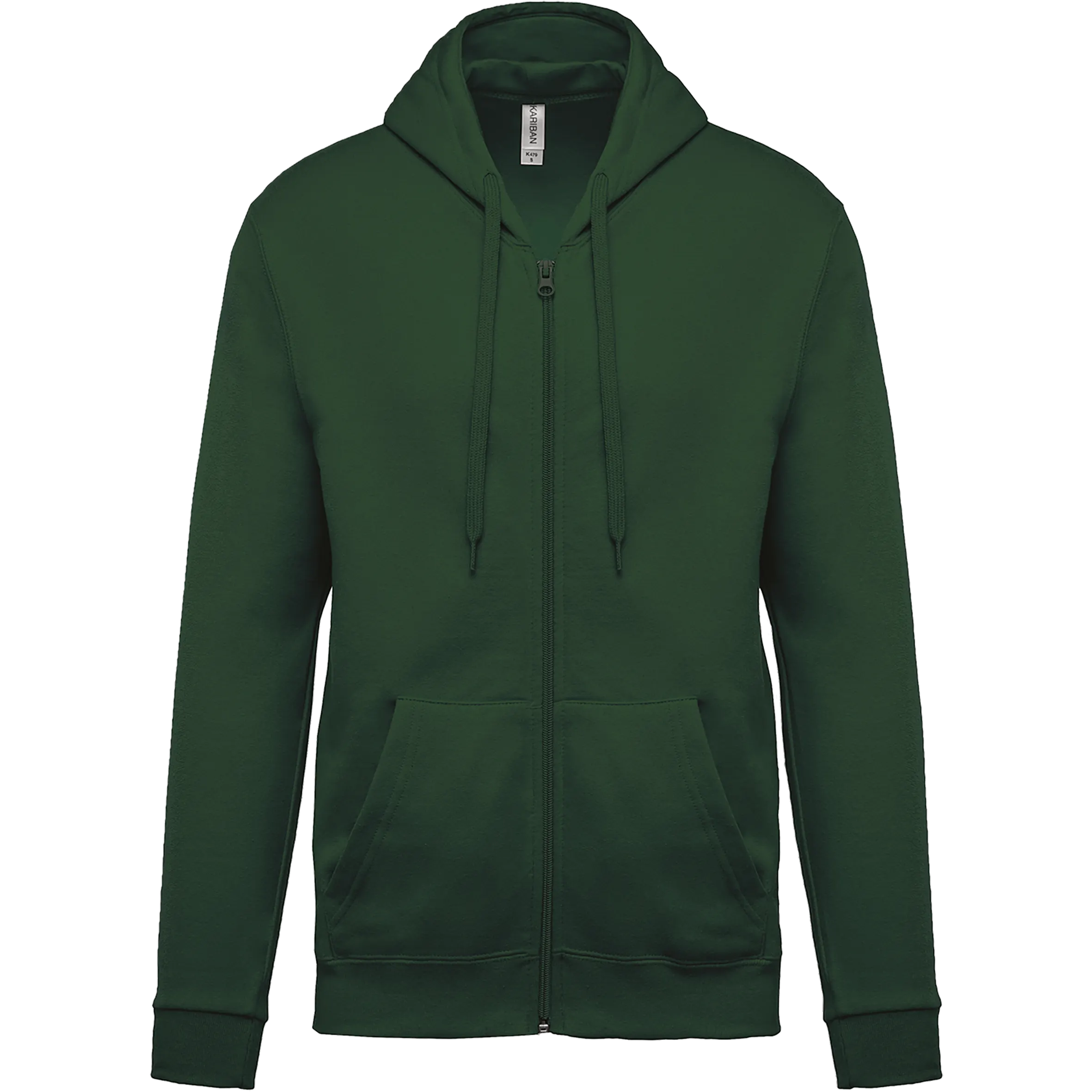 Sudadera capucha y cremallera unisex