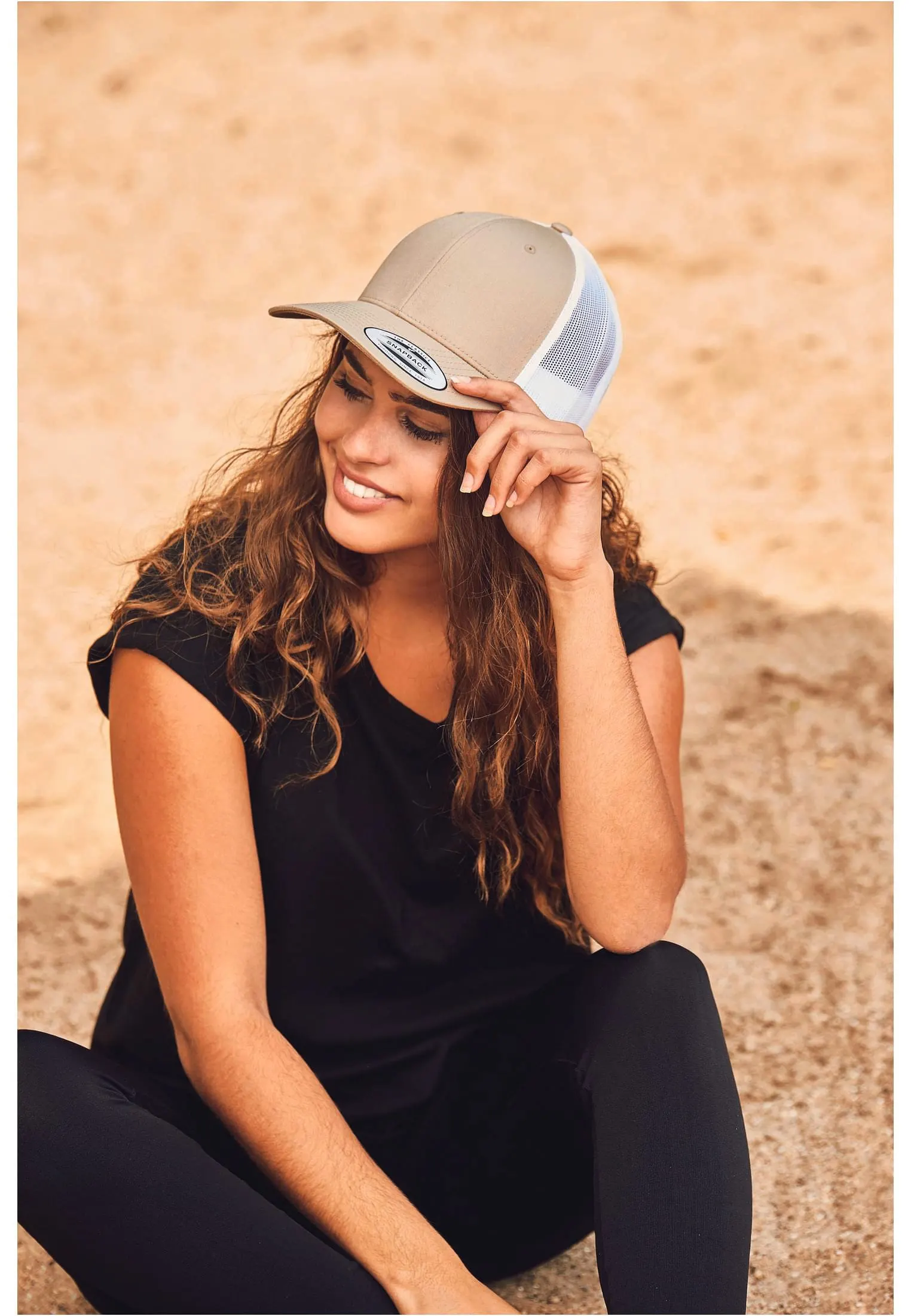 Gorra trucker retro bicolor<br/>