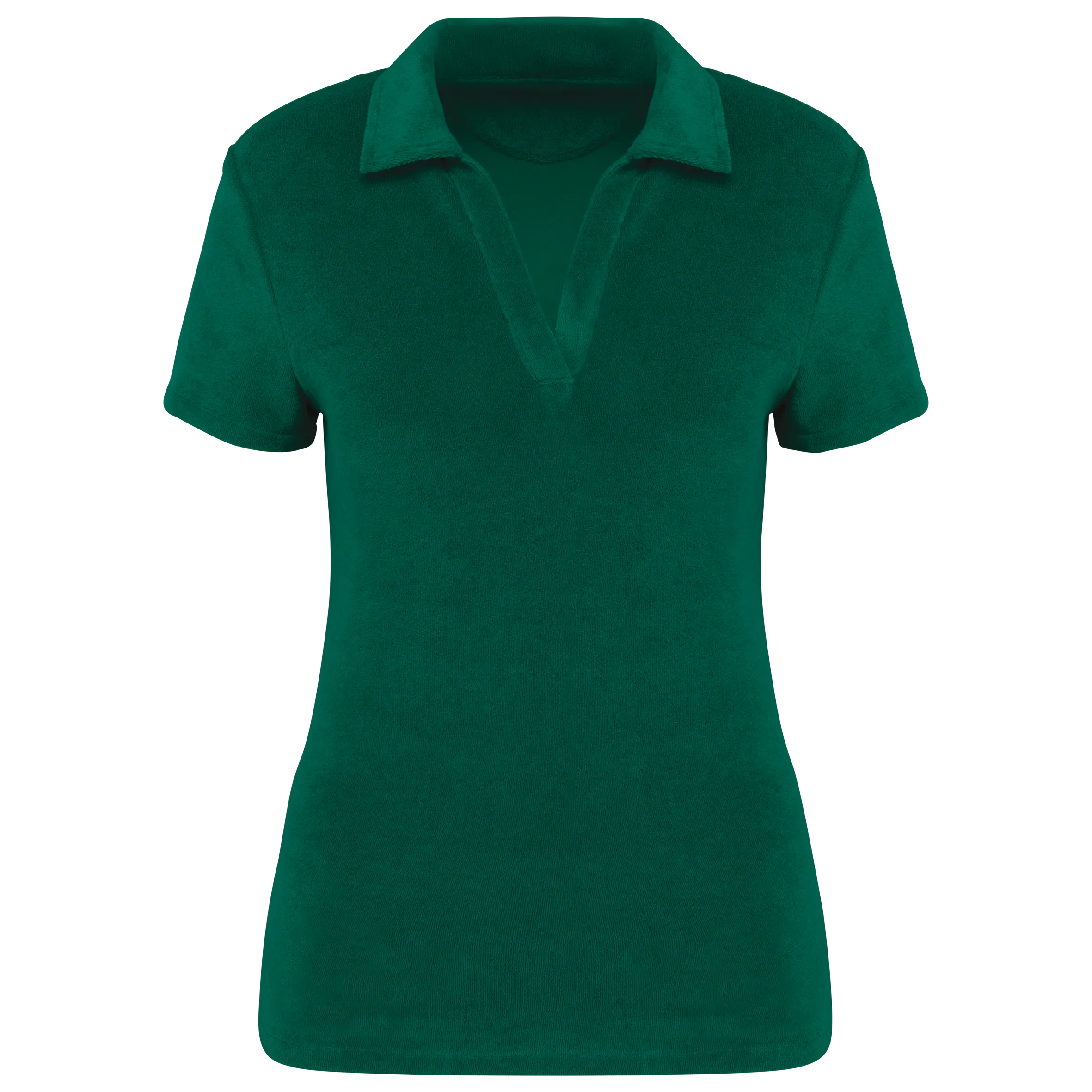Polo ecorresponsable de rizo mujer
