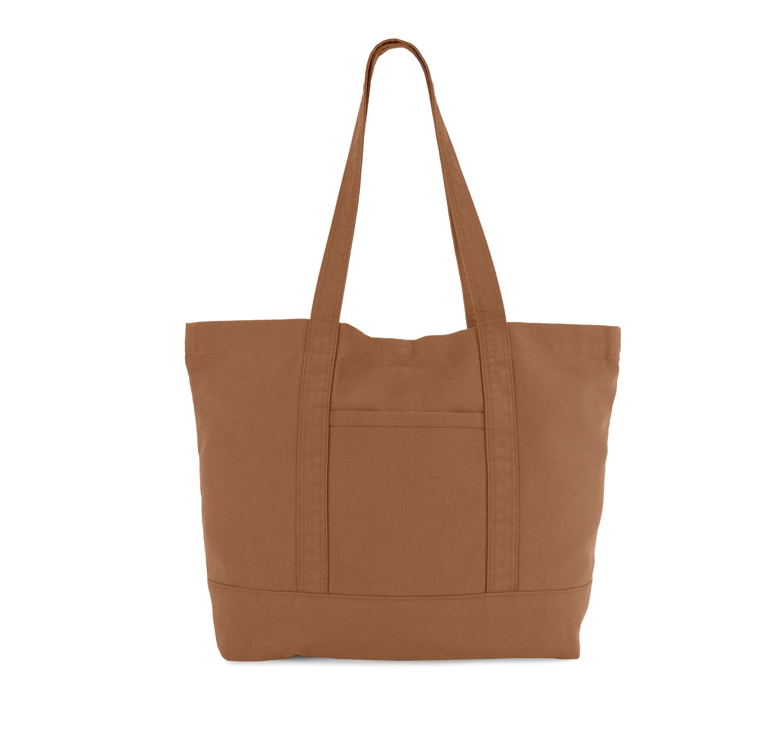 Bolsa shopper grande con bolsillo lateral