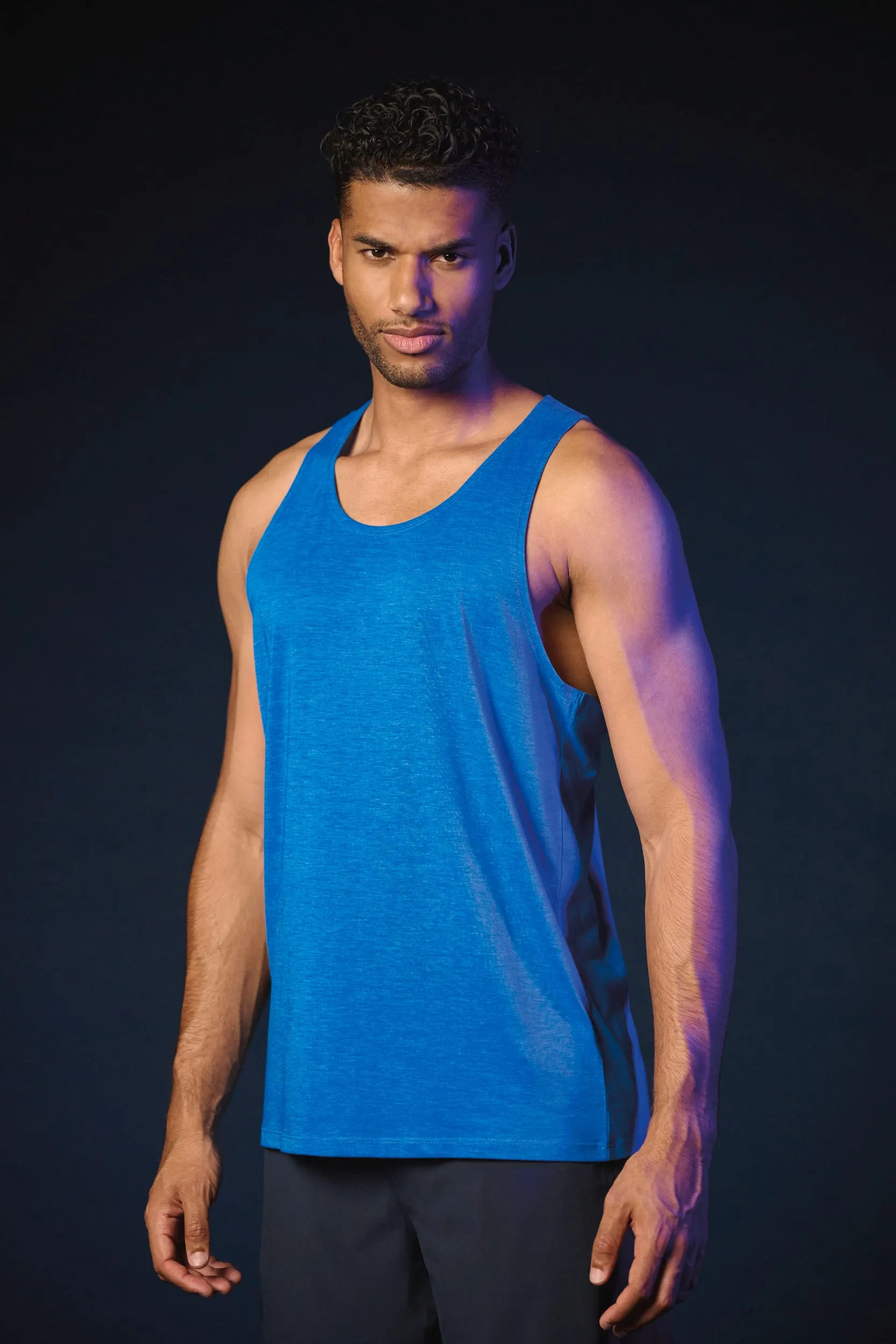 Camiseta de tirantes Triblend hombre