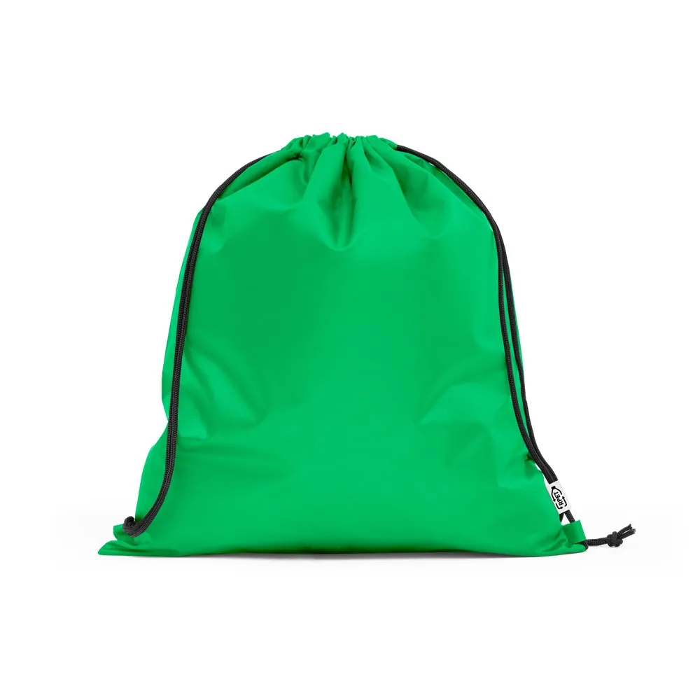 PEMBA. Bolsa tipo mochila en 190T poliéster reciclado (100% rPET)