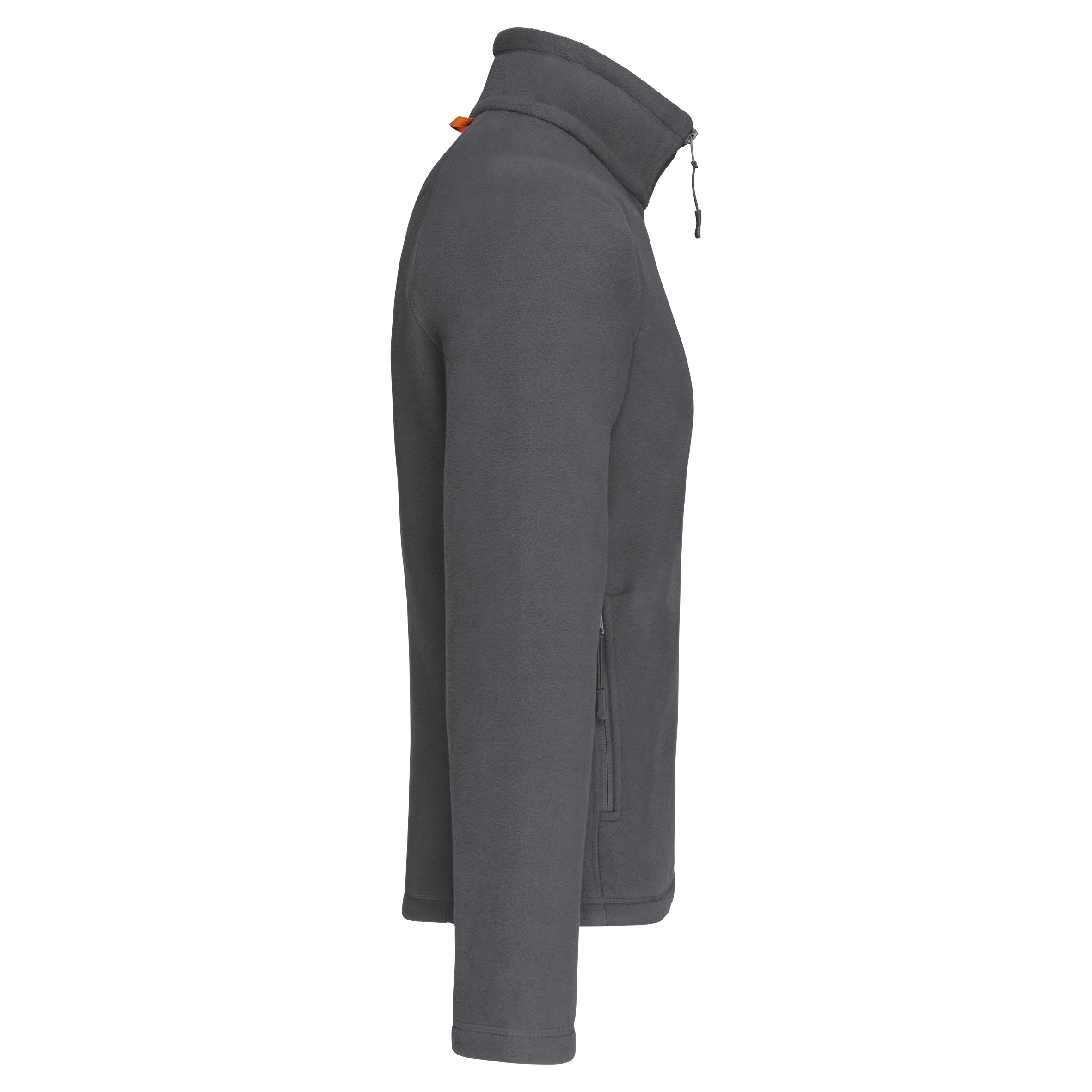 Chaqueta micropolar con cremallera y mangas raglán hombre