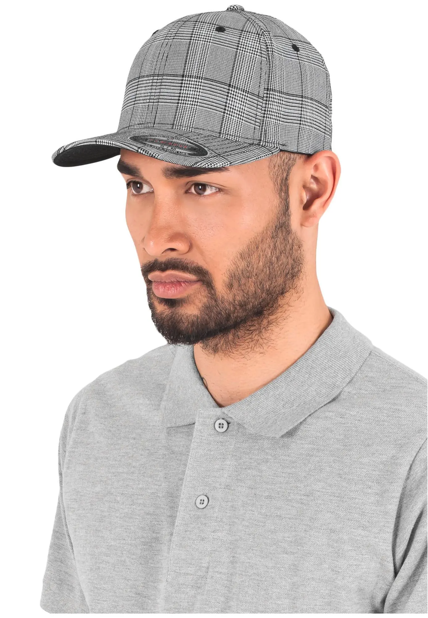 Gorra con motivo Príncipe de Gales
