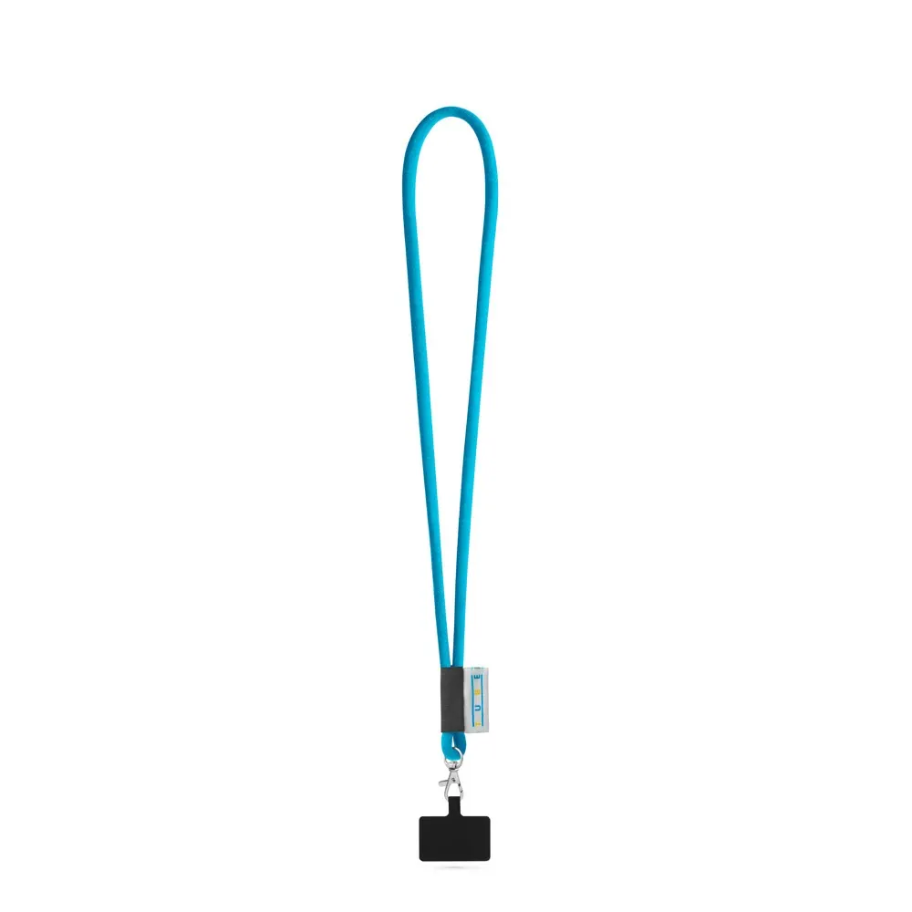 GOSPORT. SET Lanyard TUBE Long (Ø 7 mm) con mosquetón de gatillo de 9 mm y soporte para teléfono móvil