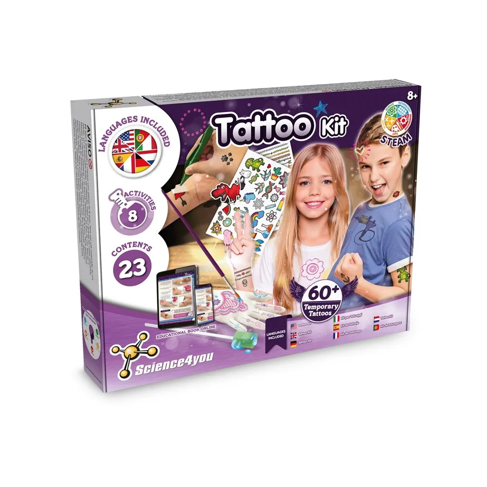Tattoo Factory Kit I. Juego educativo para niños