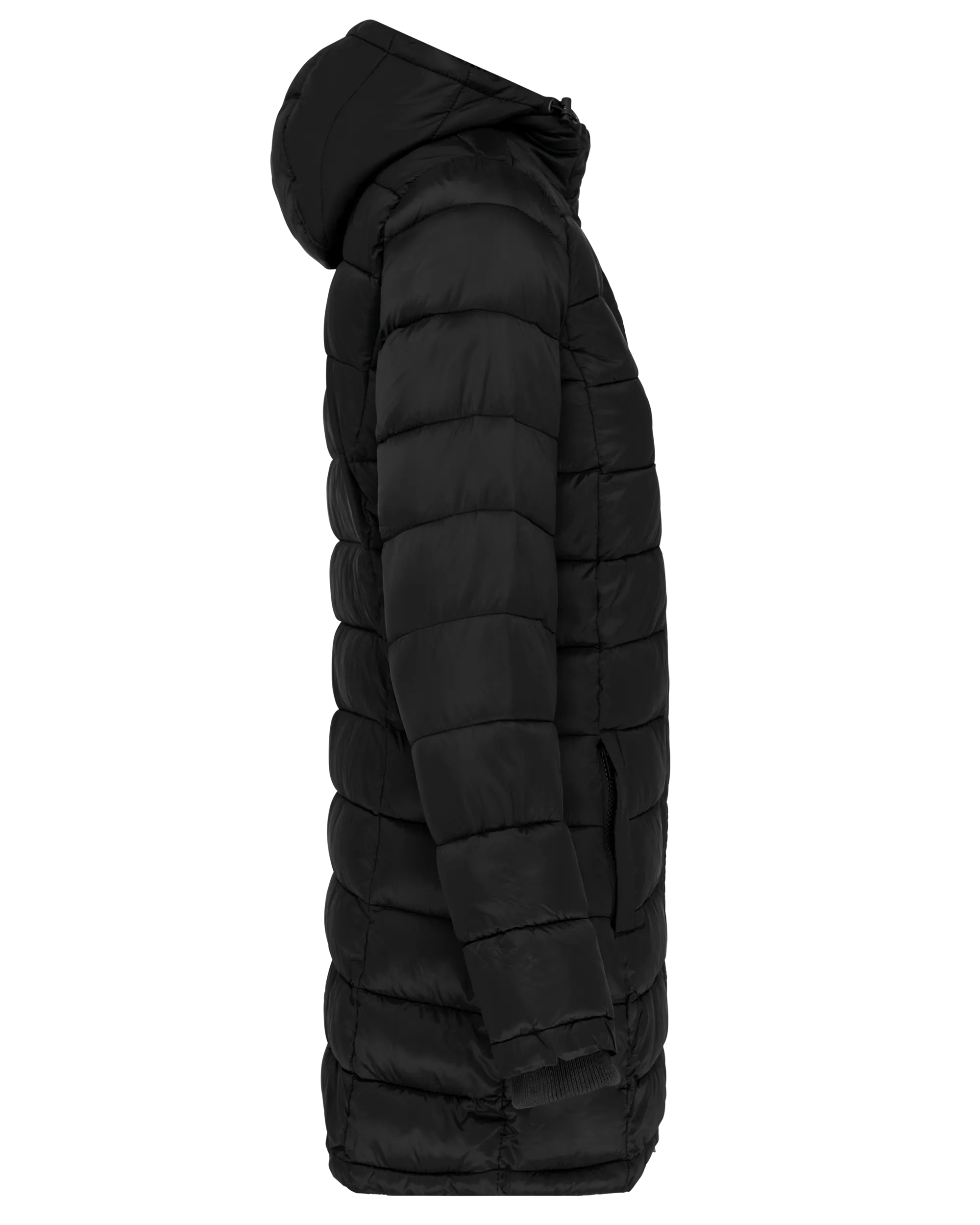 Parka ligera acolchada con capucha para mujer
