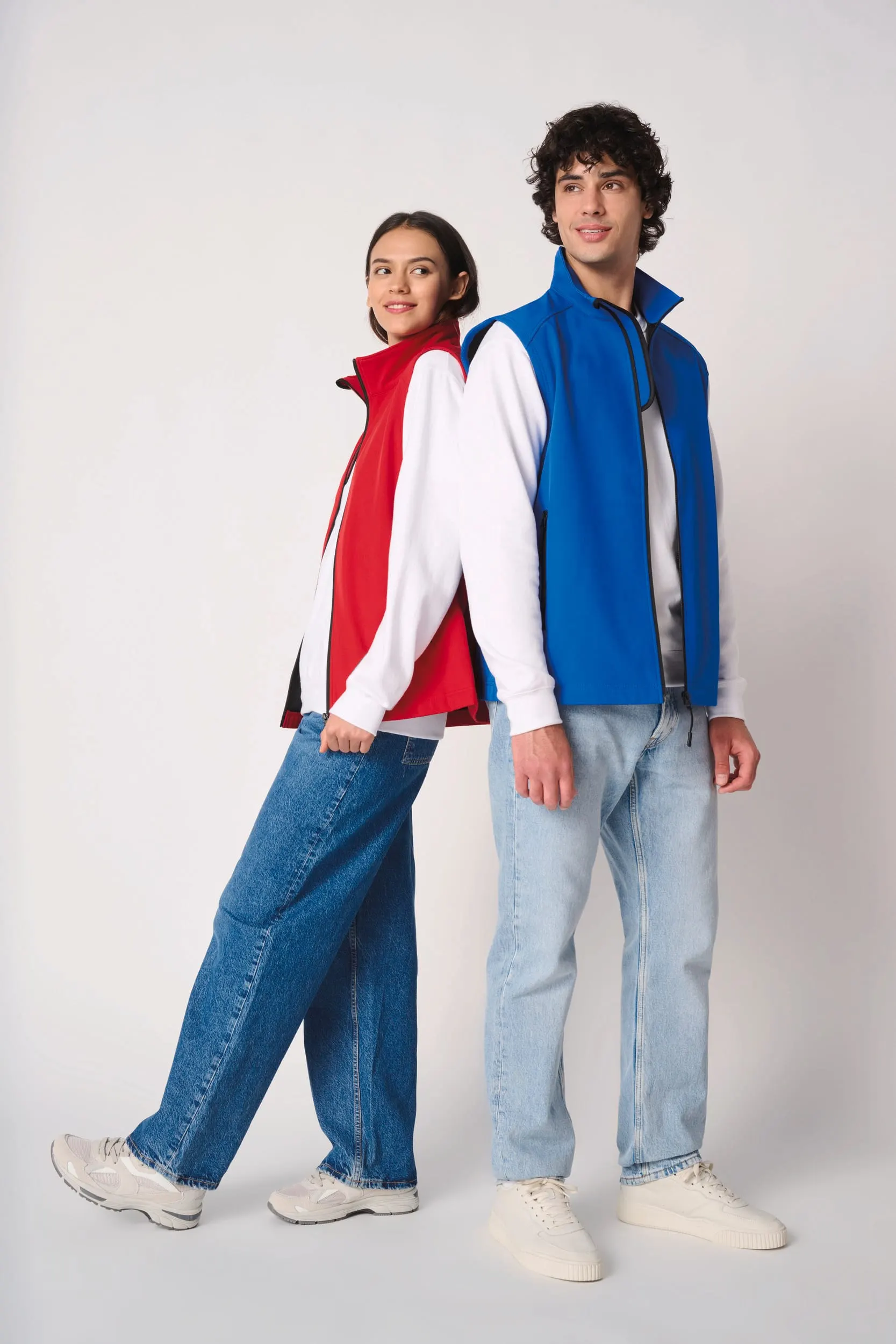 Chaleco softshell de 2 capas unisex