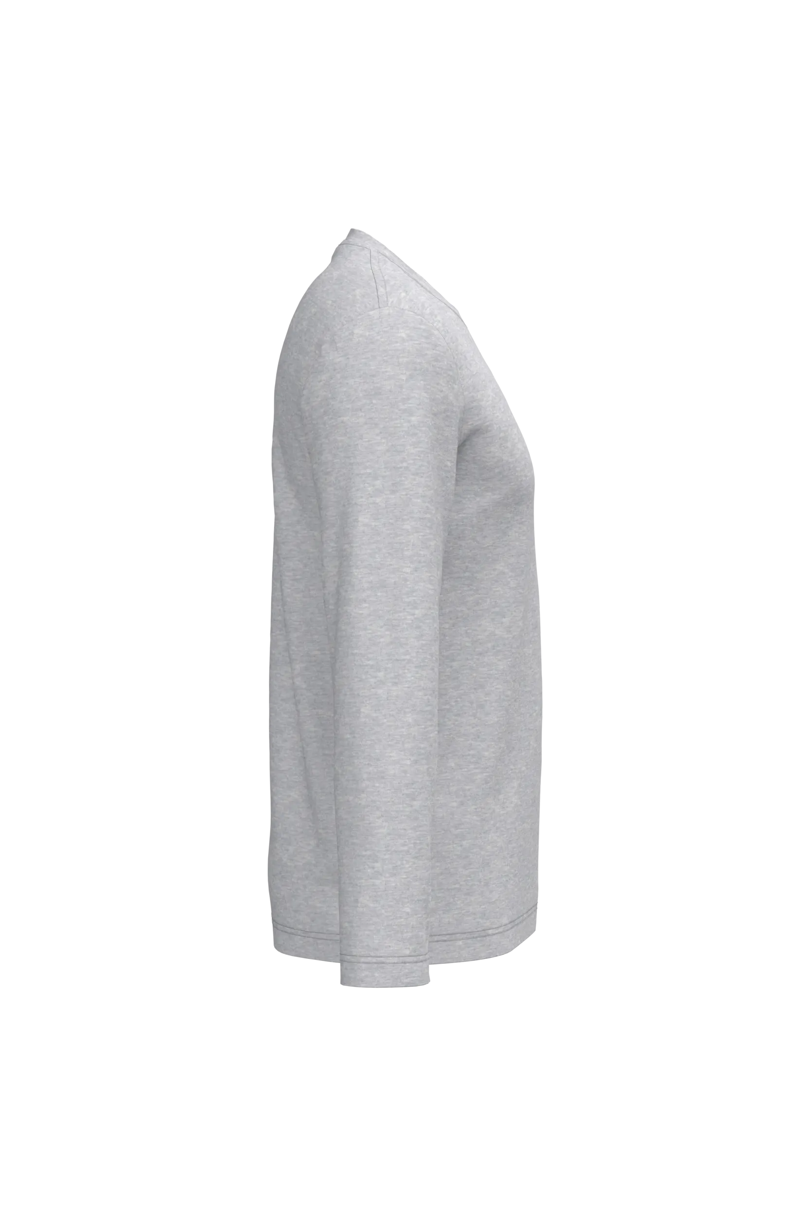 Camiseta maga larga y cuello redondo hombre