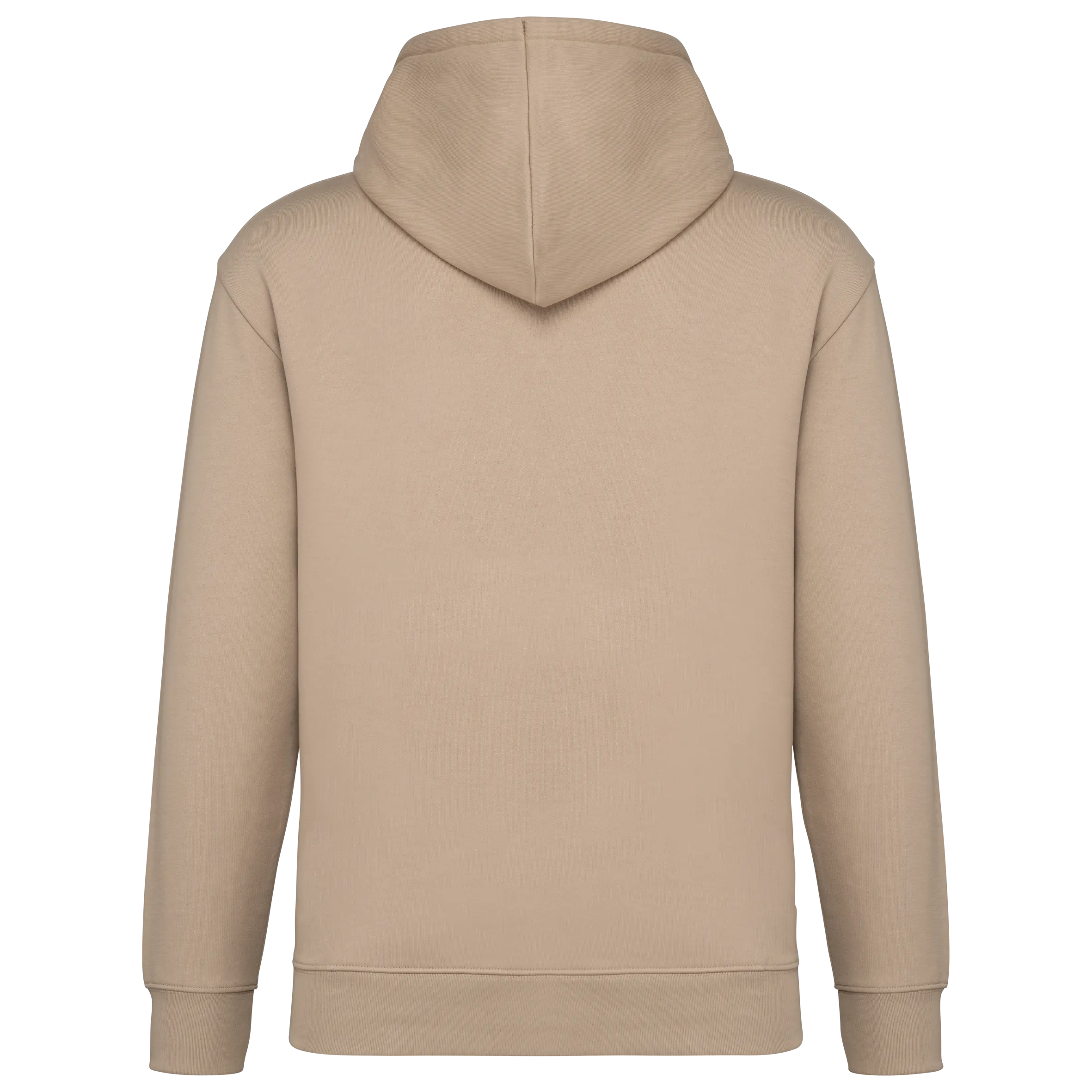 Sudadera ecorresponsable con capucha y hombros caídos felpa perchada unisex