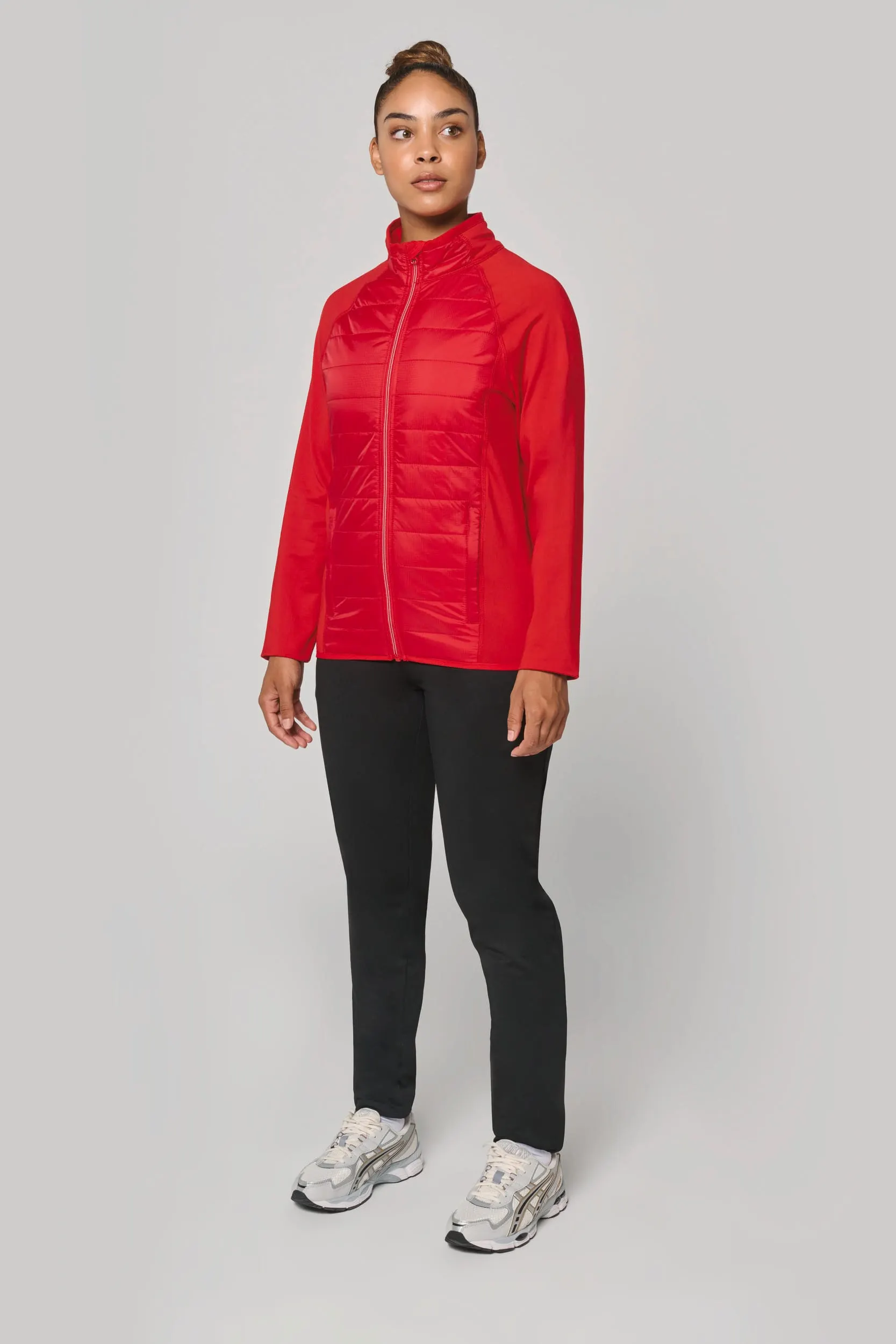 Chaqueta de deporte bimaterial unisex