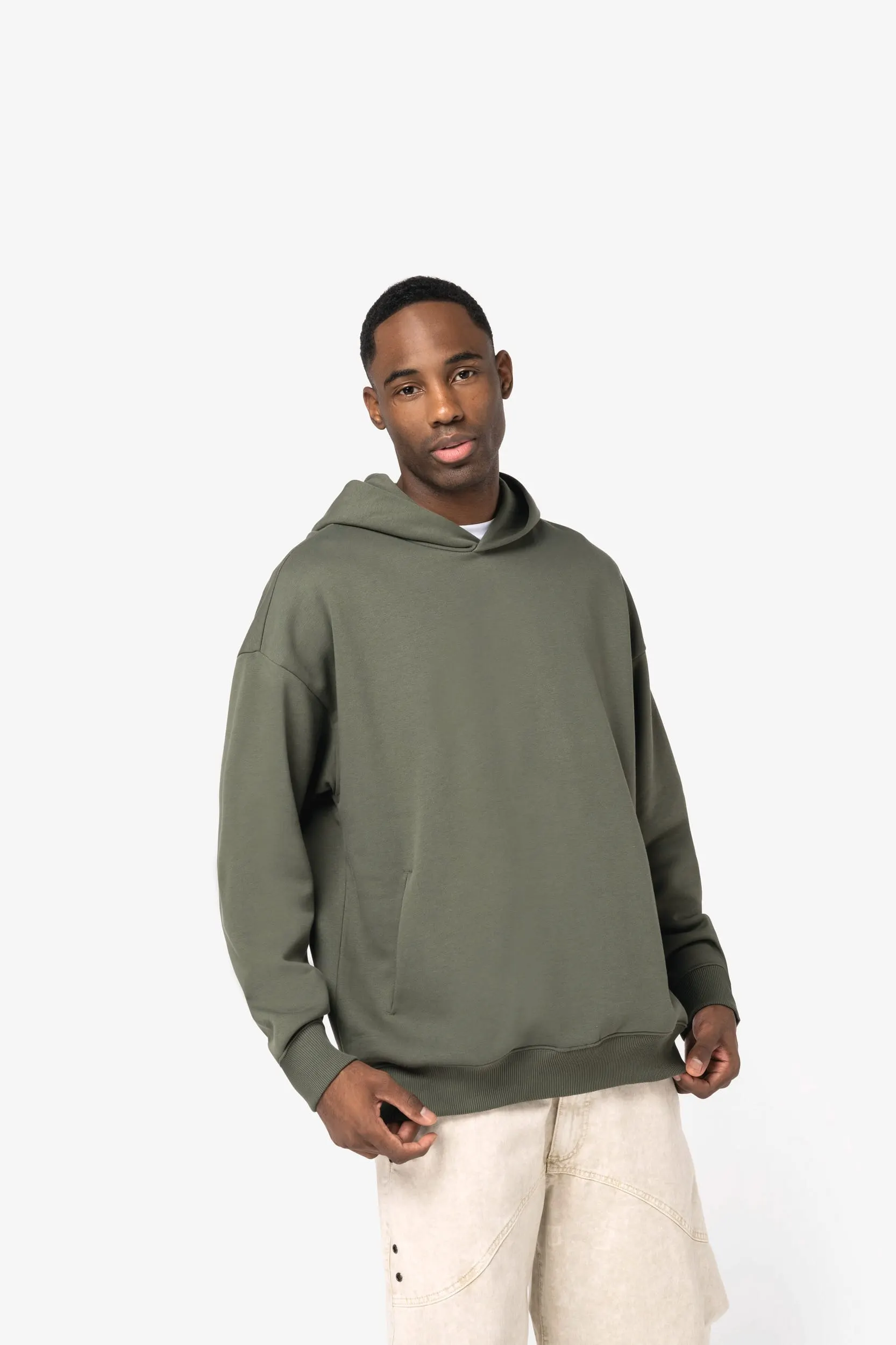 Sudadera ecorresponsable con capucha oversize unisex