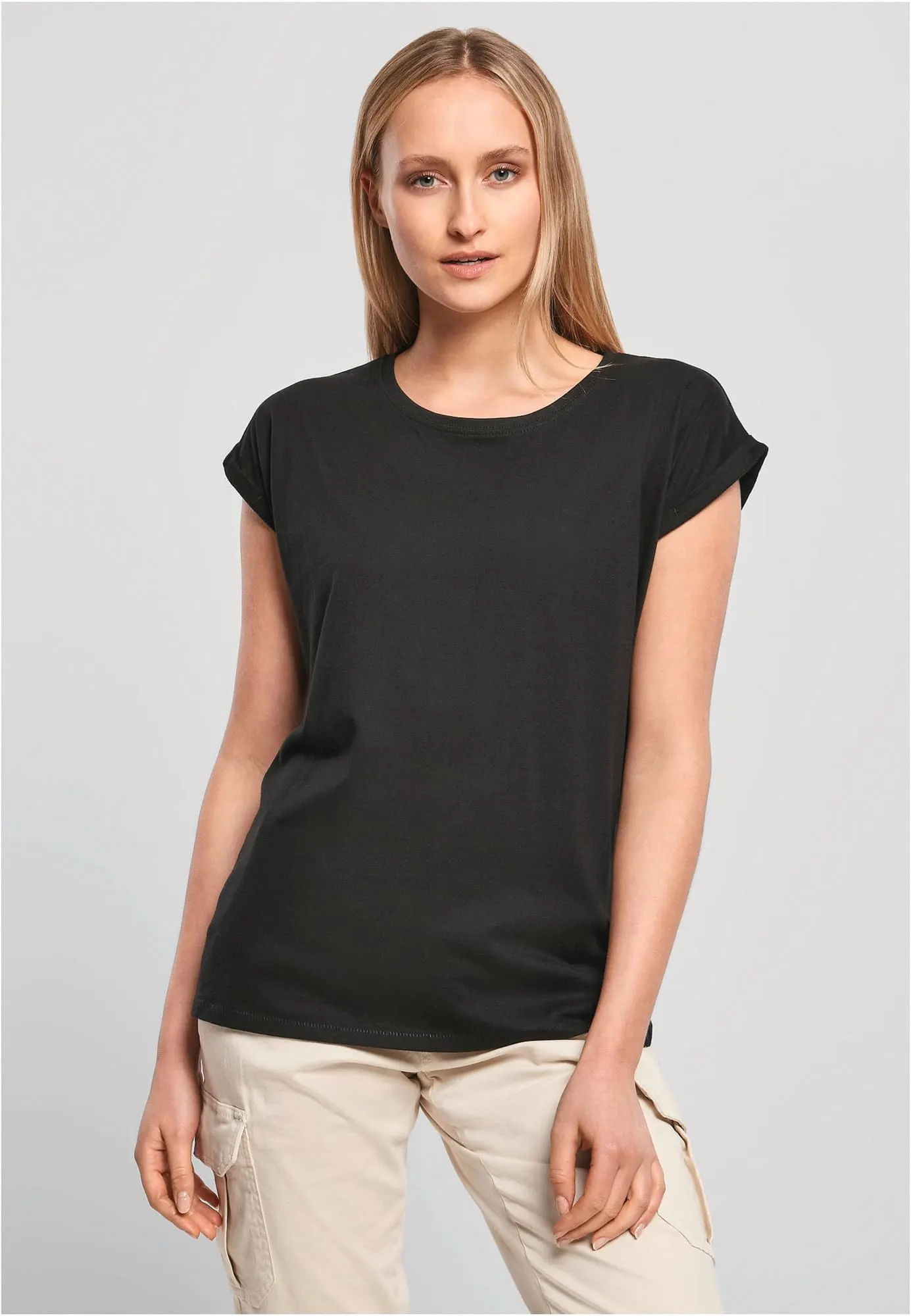 Camiseta ecorresponsable mangas vueltas mujer