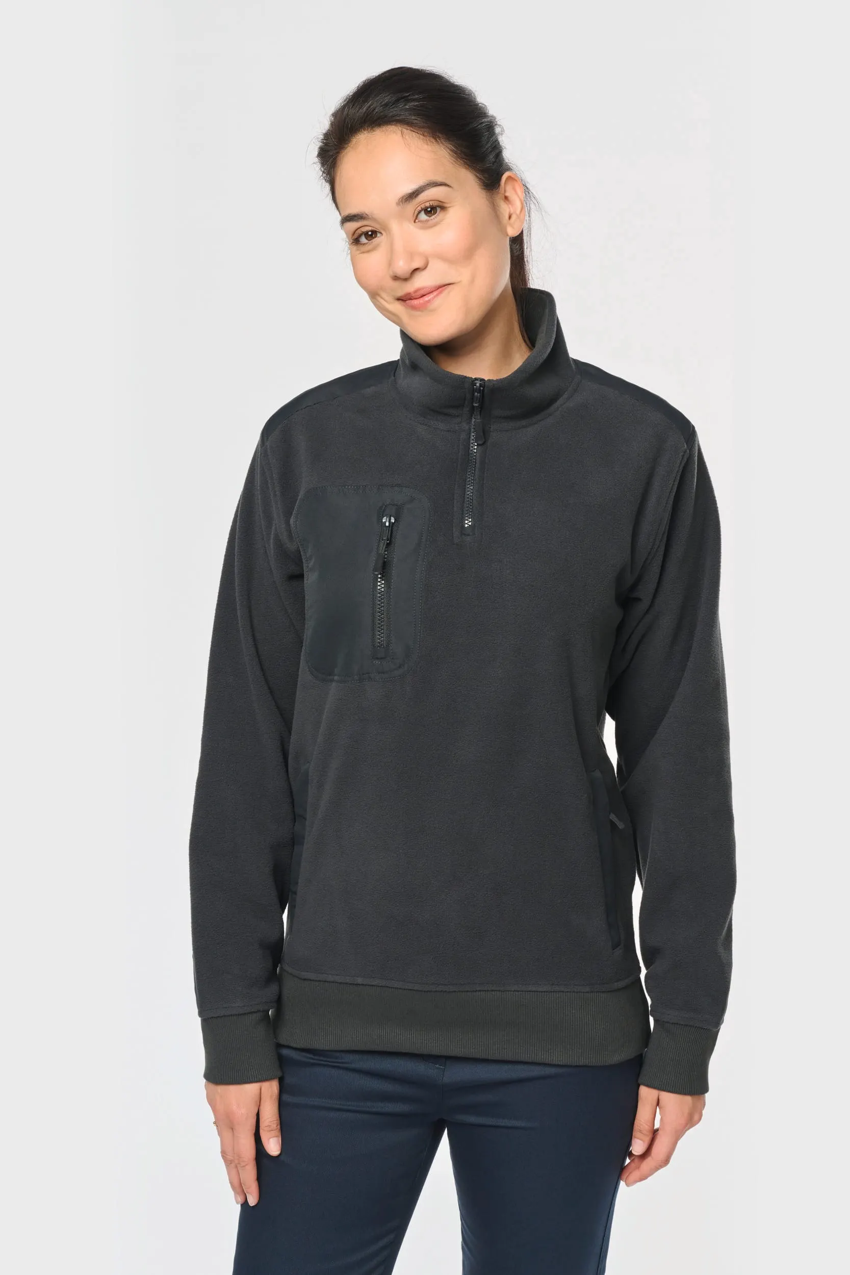 Polar 1/4 cremallera ecorresponsable unisex