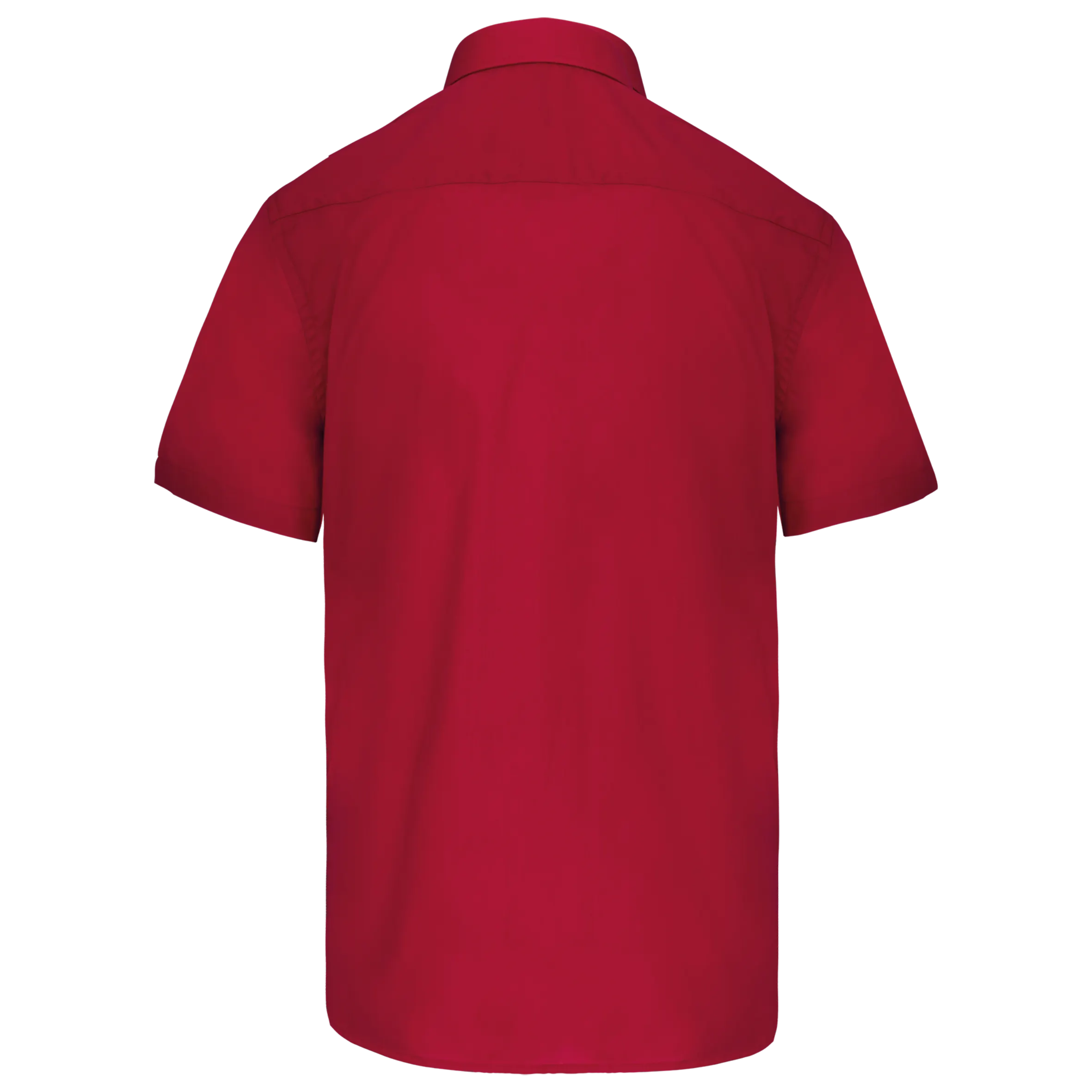 Camisa popelina de polialgodón manga corta de fácil cuidado hombre