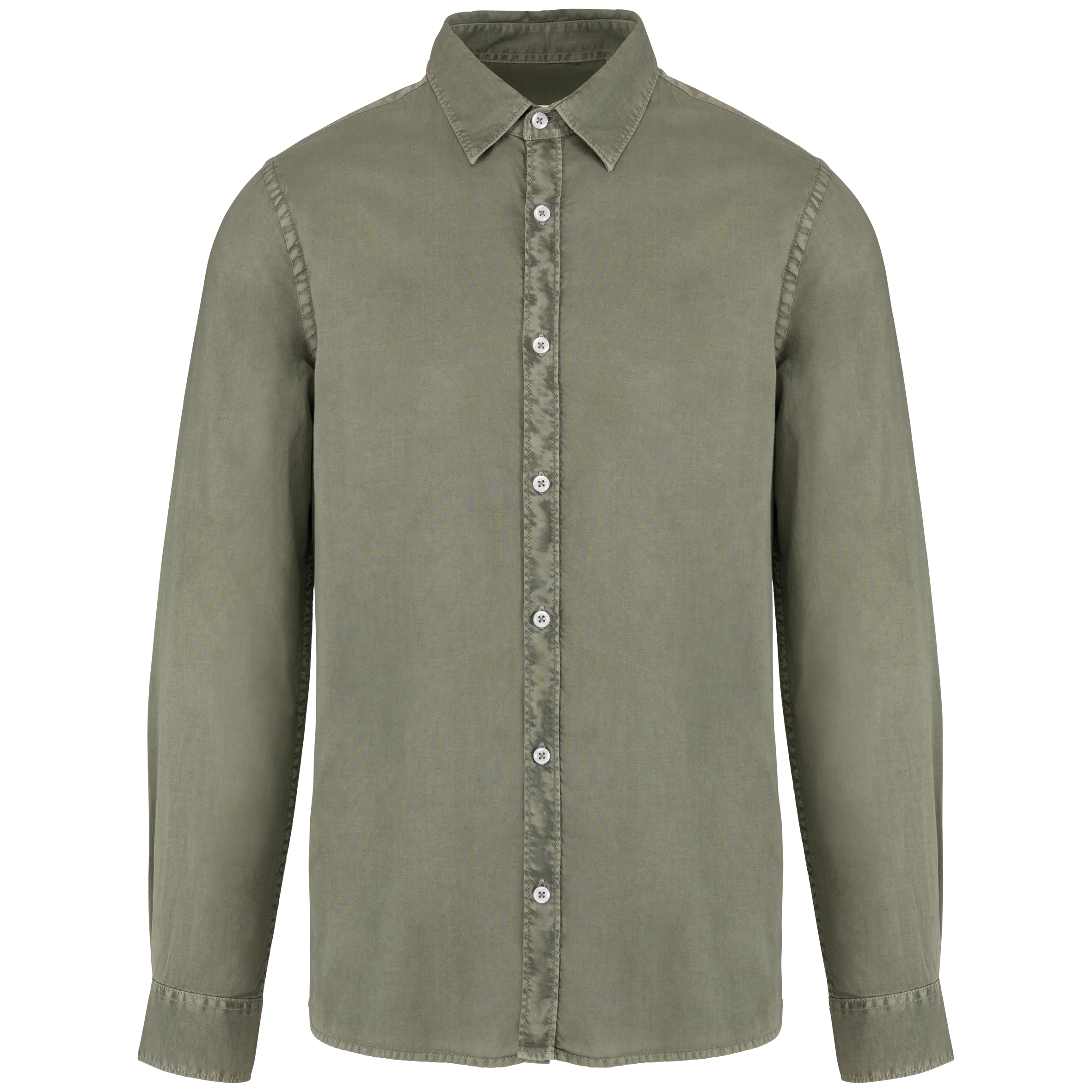 Camisa ecorresponsable efecto lavado hombre