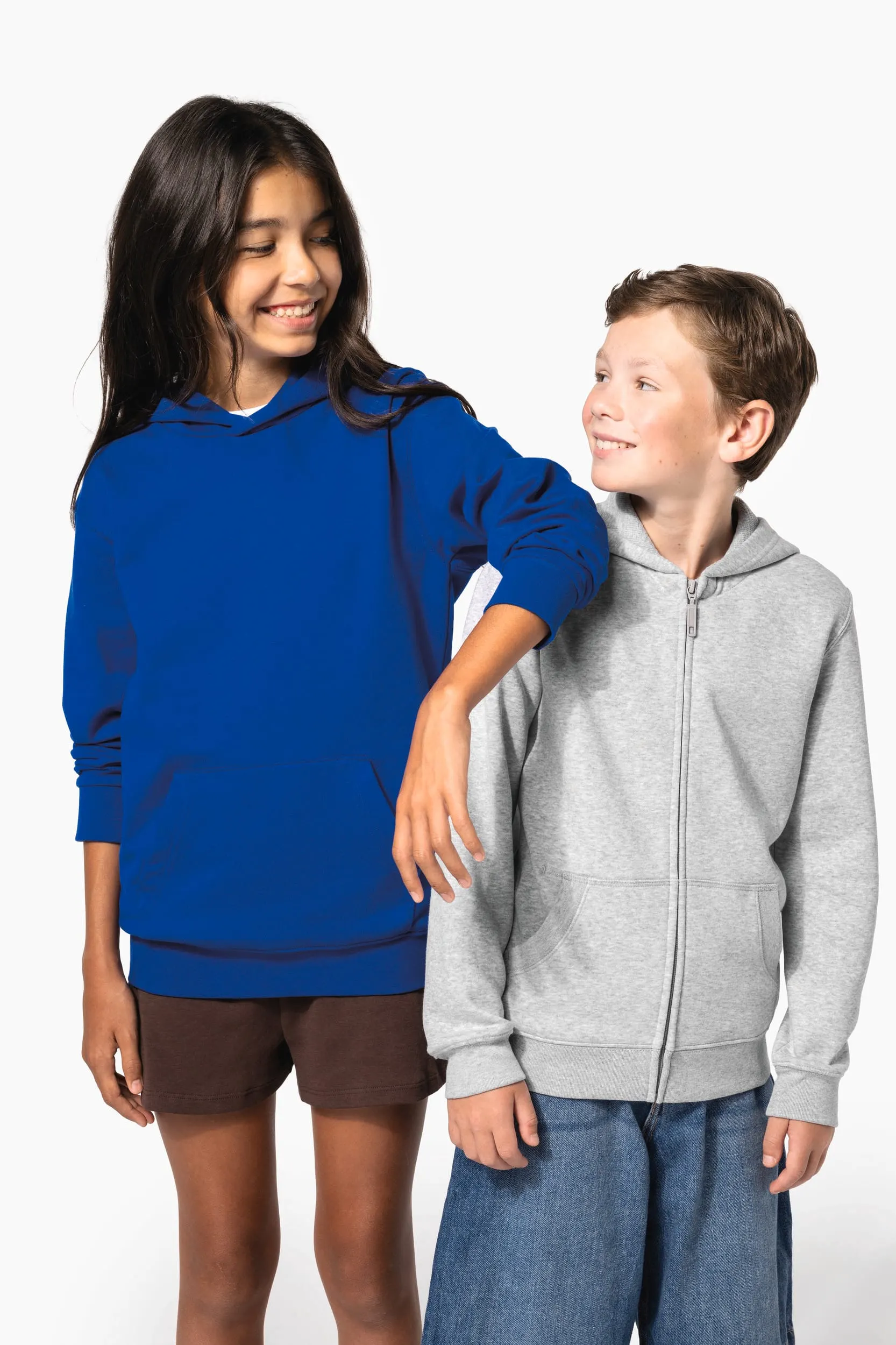 Sudadera reciclada con capucha infantil