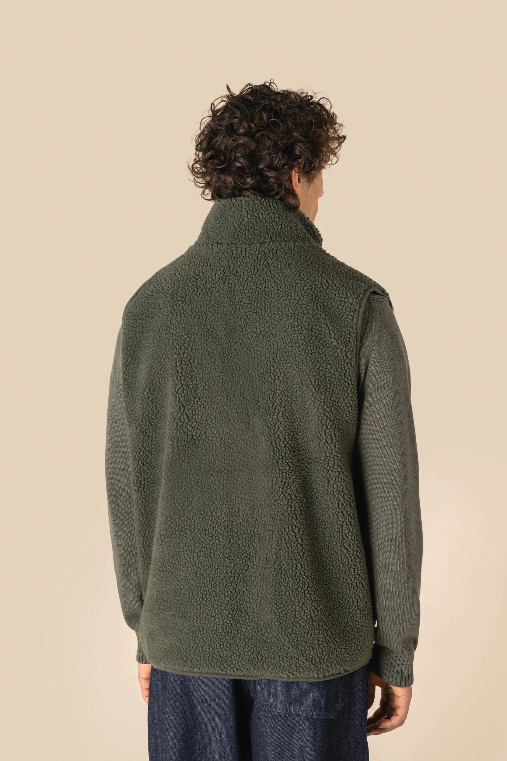 Chaleco de sherpa hombre<br/>
