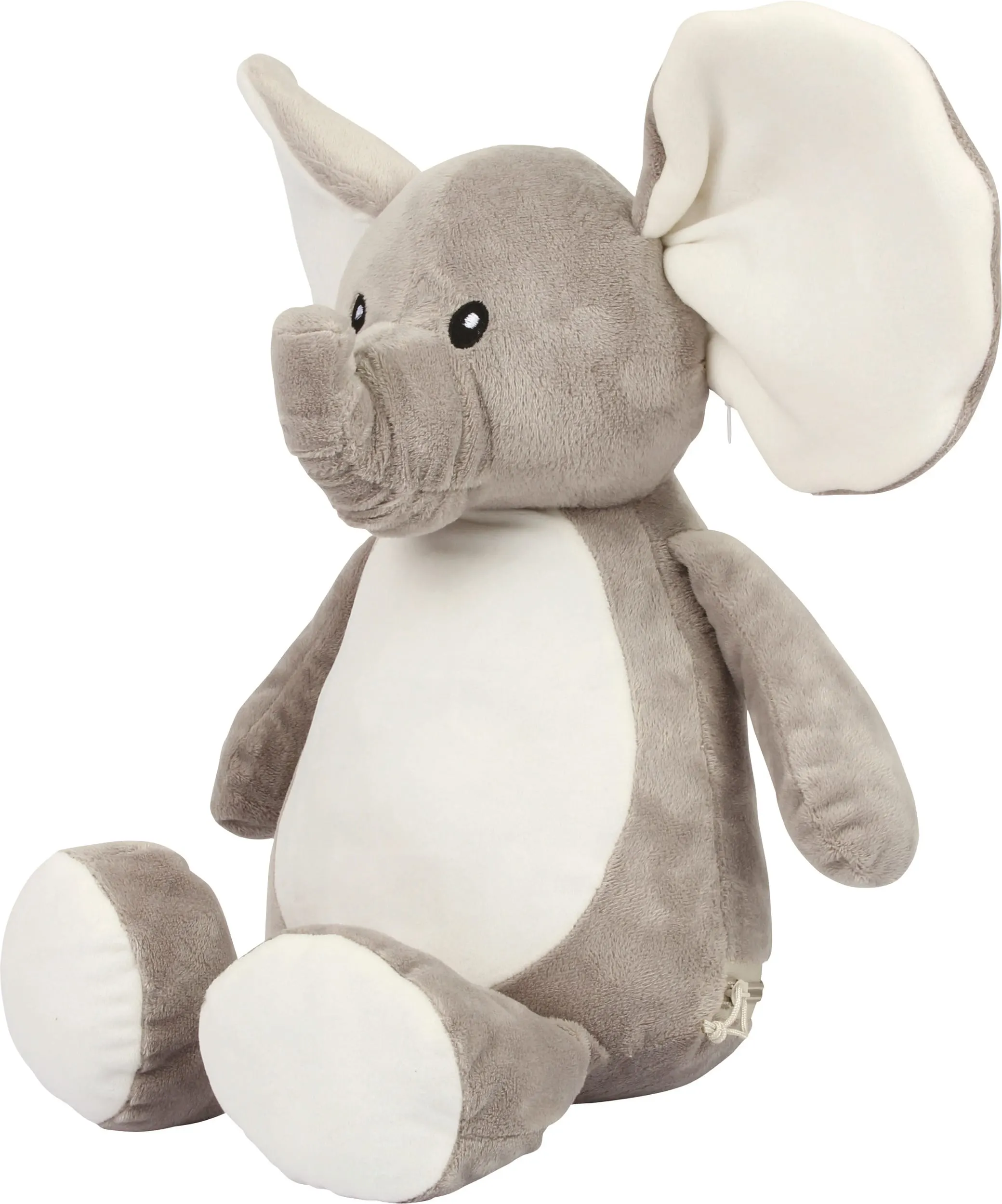 Elefante de peluche con cremallera