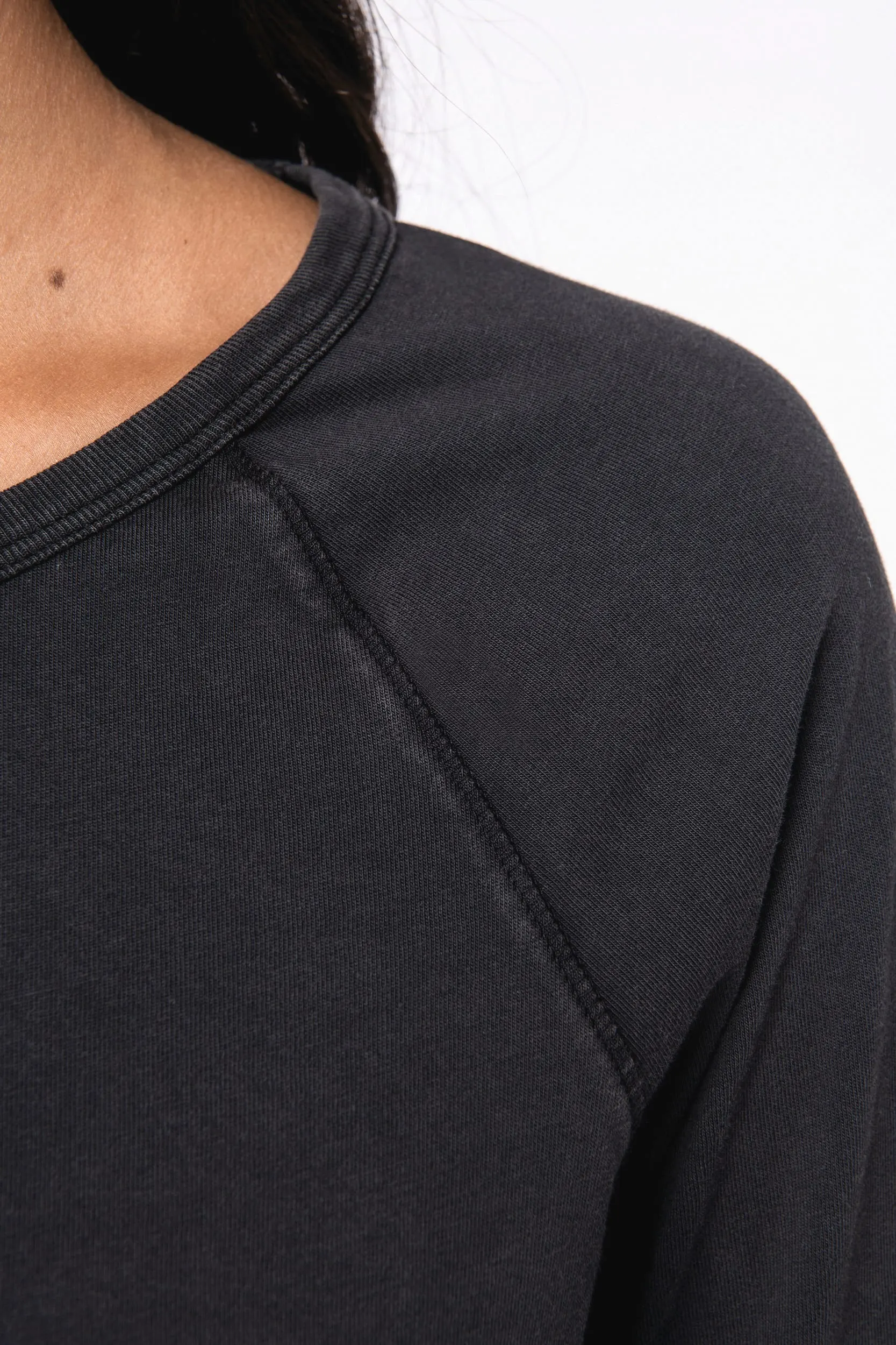 Camiseta ecorresponsable manga larga raglan mujer